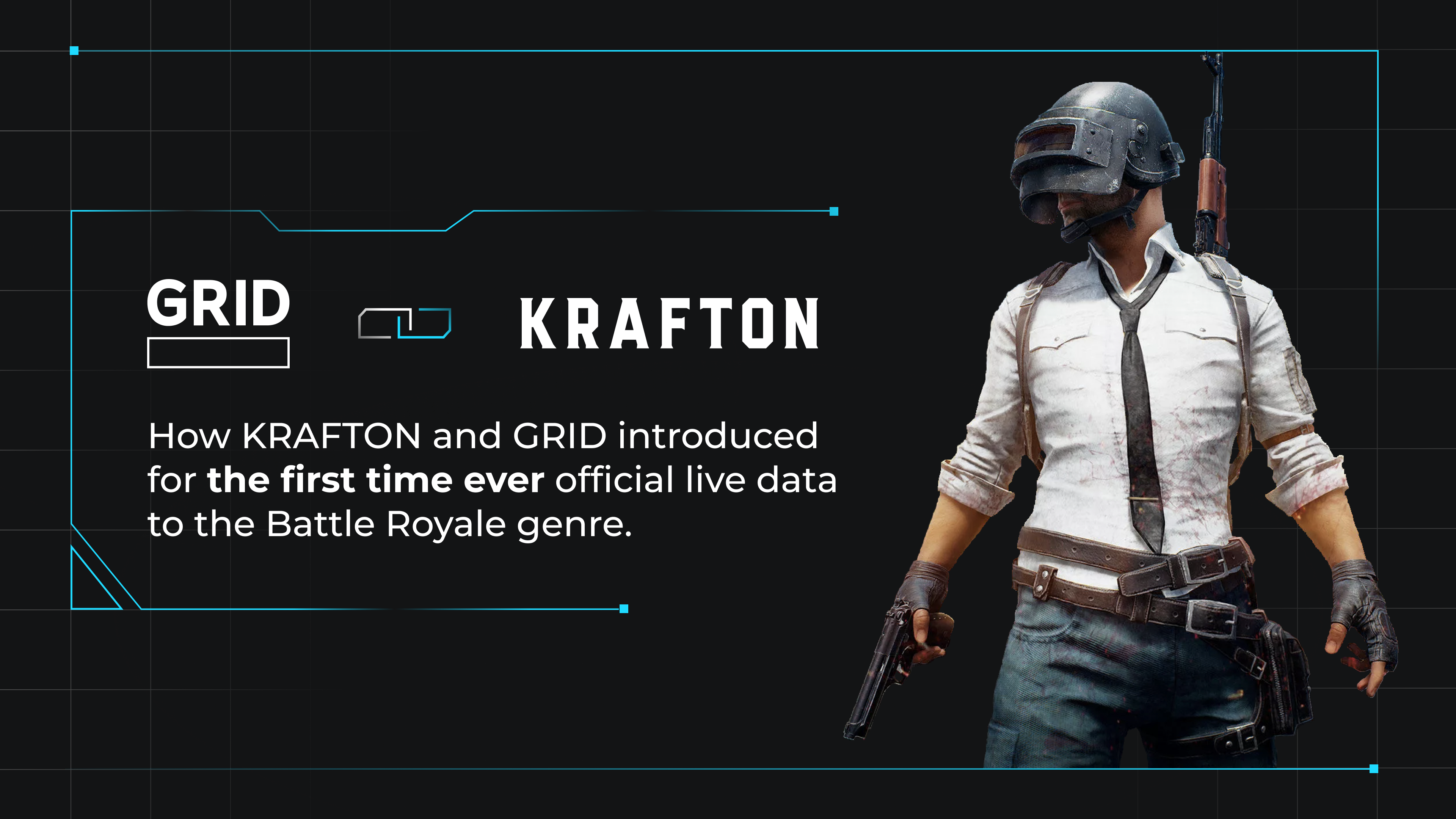 How KRAFTON and GRID introduced official live data to the Battle Royale genre.