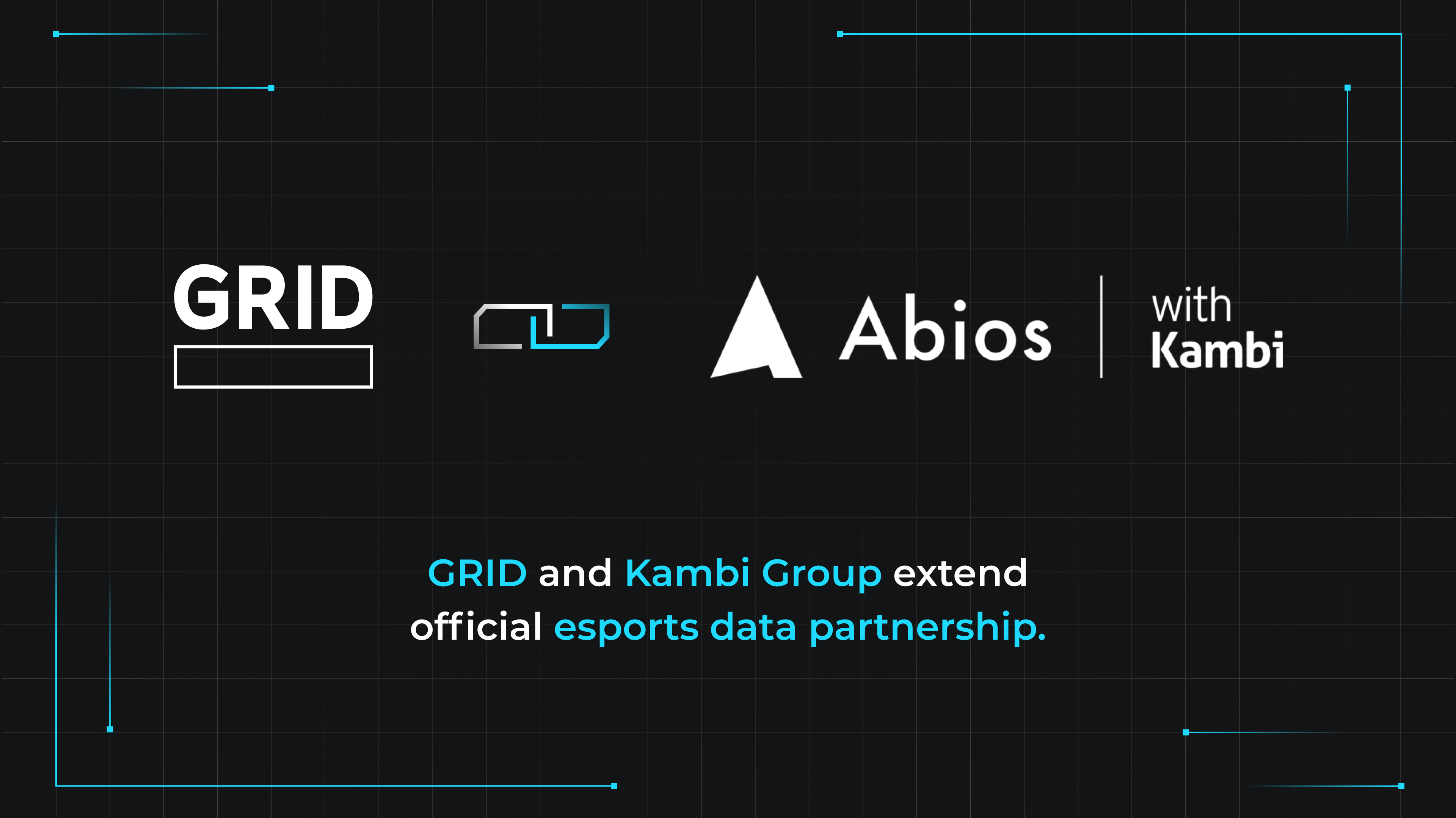 GRID and Kambi Group's Abios Extend Esports Data Partnership