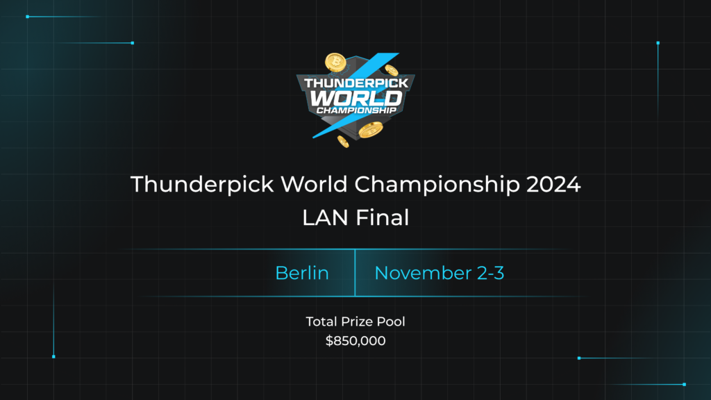 Thunderpick World Championship LAN Final will be held in Berlin